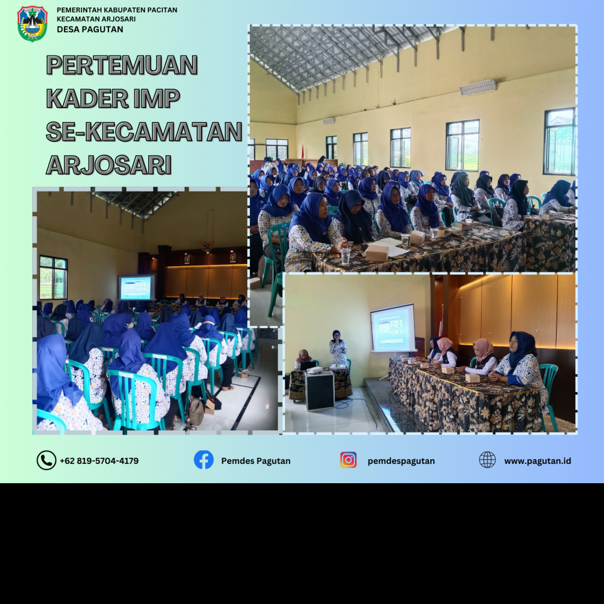 Pertemuan Kader IMP se-Kecamatan Arjosari